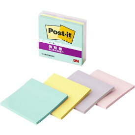 3Mジャパン｜スリーエムジャパン ポストイット　強粘着ノート　[75×75mm /45枚×4パッド] 654SS-MC-5 マルチカラー5
