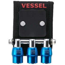 ベッセル｜VESSEL クイックキャッチャー3連ホルダーMG付青