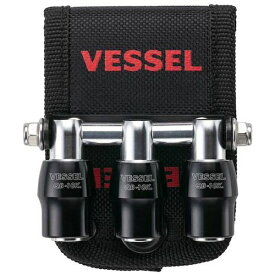 ベッセル｜VESSEL クイックキャッチャー3連ホルダー黒