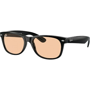 RayBan�b���C�o�� NEW WAYFARER WASHED LENSES�yLow Bridge Fit�zRB2132F 601/4B 55mm �u���b�N/�s���N
