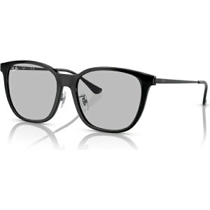���C�o���bRayBan RB4333D WASHED LENSES RB4333D 601/87 55mm �u���b�N/���C�g�O���[