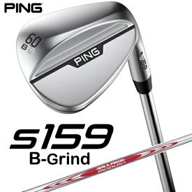 ピン｜PING ウェッジ s159 クローム仕上げ 60°B GRIND《N.S.PRO MODUS 3 TOUR 115 スチールシャフト》硬さ(Flex)：S