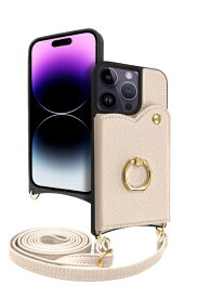 shizukawill｜シズカウィル iPhone 14 Pro ショルダーケース アイファンデ5 フルール アッシュローズ APIP14PIF53PI