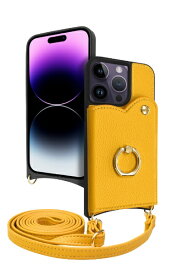 shizukawill｜シズカウィル iPhone 14 Pro ショルダーケース アイファンデ5 フルール カルダモン APIP14PIF53OR