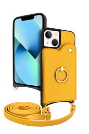 shizukawill｜シズカウィル iPhone 13 ショルダーケース アイファンデ5 フルール カルダモン APIP13IF53OR