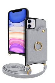 shizukawill｜シズカウィル iPhone 11 ショルダーケース アイファンデ5 フルール フォグブルー APIP11IF53BL