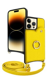 shizukawill｜シズカウィル iPhone 14 Pro Max ショルダーケース アイファンデ5 フルール ミモザ APIP14PMIF53YE