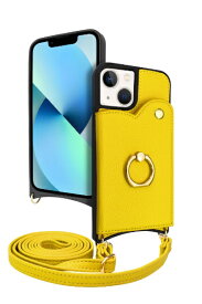 shizukawill｜シズカウィル iPhone 13 ショルダーケース アイファンデ5 フルール ミモザ APIP13IF53YE