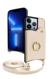 shizukawill｜シズカウィル iPhone 13 Pro ショルダーケース アイファンデ5 フルール アッシュローズ APIP13PIF53PI