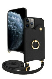 shizukawill｜シズカウィル iPhone 11 Pro ショルダーケース アイファンデ5 フルール カフェブラック APIP11PIF53BK