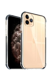 shizukawill｜シズカウィル iPhone 11 Pro ケース カバー i-Shine クリアケース ブラック APIP11PHI2BK