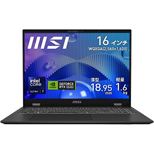 yGg[ōőSz|CgҌb9/11z MSIbGGXAC m[gp\R Prestige 16 AI Studio B1V XeOC Prestige-16-AI-Studio-B1VFG-4079JP [16.0^ /Windows11 Pro /intel Core Ultra 7 /F32GB /S