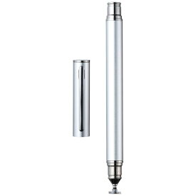 PRINCETON｜プリンストン 〔タッチペン：静電式〕タブレットPC / スマホ対応 タッチ先が見えるディスクペン先 TALOG シルバー TLG-TP6-SV