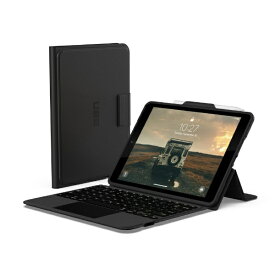 【エントリーで最大全額ポイント還元｜2/5まで】 UAG｜URBAN ARMOR GEAR 10.2インチ iPad（第9/8/7世代）用 トラックパッド搭載Bluetoothキーボード付ケース ブラック/アッシュ UAG-BTKB-02-JP/9