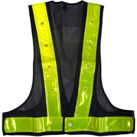 ミズケイ｜Mizukei ミズケイ　LED安全ベスト（紺地・黄） 5916505