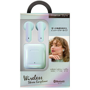 PGA�b�s�[�W�[�G�[ ���S���C�����X�C���z�� Premium Style �u���[ PG-BTE18TW3BL [���C�����X(���E����) /�C���i�[�C���[�^ /Bluetooth�Ή�]