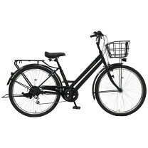 楽天市場】シティサイクル 6段変速（ブランド丸石サイクル）（自転車 