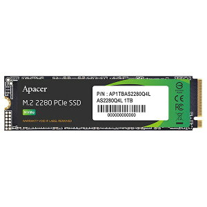 APACERbAyCT[eNmW[ AP1TBAS2280Q4L-1 SSD PCI-Expressڑ AS2280Q4L [1TB /M.2]