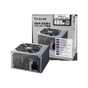 lubKUROUTOSHIKOU PCd KRPW-L5 REV2.0V[Y KRPW-L5-400W/80+/REV2.0 [400W /ATX /80PLUS Standard]