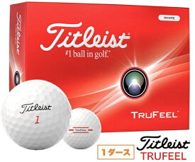 タイトリスト｜Titleist ゴルフボール TRUFEEL トゥルーフィール ホワイト T6036S [12球（1ダース）]