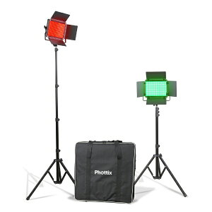 PhottixbtHeBbNX Kali 50R RGB LED Light Twin Kit Set