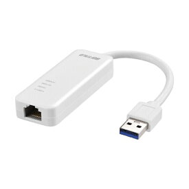 BUFFALO｜バッファロー LAN変換アダプタ [USB-A オス→メス LAN] 1Gbps対応(Mac/Windows11対応) ホワイト LUA5-U3-AGTE-WH
