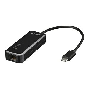 BUFFALObobt@[ LANϊA_v^ [USB-C IXX LAN] 1GbpsΉ(Mac/Windows11Ή) ubN LUA5-U3-CGTE-BK