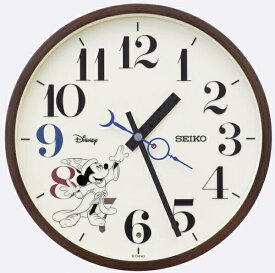 【エントリーで最大2万ポイント当たる｜1/20まで】 SEIKO｜セイコー 掛け時計 【大人ディズニー　ファンタジア】 濃茶木地 FS514B [電波自動受信機能有]