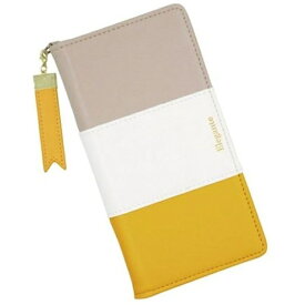 近通｜Kintsu Google Pixel 6a 手帳型トリコロールケース チャーム付 Elegante ソレイユ TR-PIX6a-SO