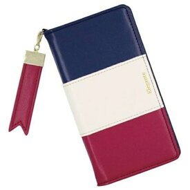 近通｜Kintsu AQUOS sense5G/4/lite/basic 手帳型トリコロールケース チャーム付 Elegante クラシカル TR-AQSE406CL