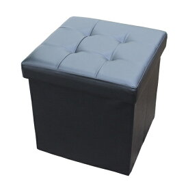 ラック｜LUCK 収納ボックスCOMBO 蓋つき オットマン Sサイズ ブラック