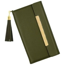 近通｜Kintsu Galaxy A22 5G エレガンテ 三つ折りタッセル手帳型ケース Elegante オリーブグリーン BE-GAA22-03GR