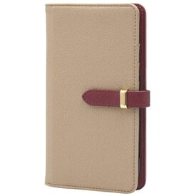 近通｜Kintsu iPhone 14 Pro エレガンテ 手帳型ケース ベルテッド Elegante モカベージュ BD-IP14P-01MB