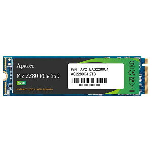 APACERbAyCT[eNmW[ AP2TBAS2280Q4-1 SSD PCI-Expressڑ AS2280Q4 (q[gVNt) [2TB /M.2]