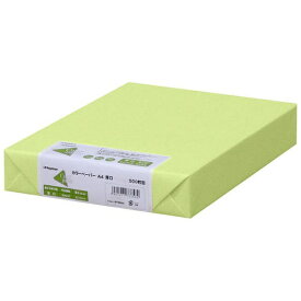 長門屋商店｜NAGATOYA 〔各種プリンタ〕カラーペーパー 厚口 0.10mm [A4 /500枚] ナ-3358 うぐいす