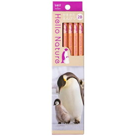 トンボ鉛筆｜Tombow Hello Nature(ハローネイチャー) かきかた鉛筆 [2B/12本（1ダース）] コウテイペンギン KB-KHNEP2-2B