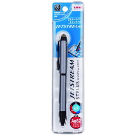 三菱鉛筆｜MITSUBISHI PENCIL 3色ボールペン [0.5mm] JETSTREAM STYLUS(ジェットストリーム スタイラス) シルバー SXE3T24005P26