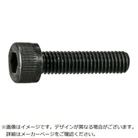 トラスコ中山｜TRUSCO NAKAYAMA TRUSCO　六角穴付ボルト　黒染め　全ネジ　M6×6　10本入　少量パック　／キャップボルト（CAP）