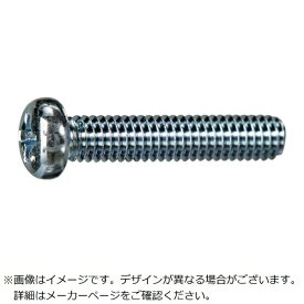 トラスコ中山｜TRUSCO NAKAYAMA TRUSCO　ナベ頭小ねじ　ユニクロ　全ネジ　M6×50　10本入　少量パック