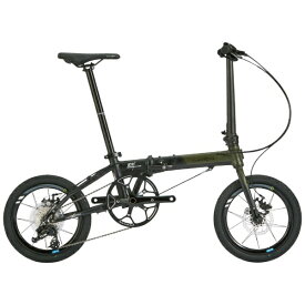 DAHON｜ダホン 折りたたみ自転車 K9X ケーナインクロス 外装9段変速 オリーブブラック [16インチ]2024年モデル【キャンセル・返品不可】 【代金引換配送不可】