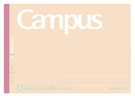 コクヨ｜KOKUYO 【限定】ハーフサイズノート ミネラルカラー Campus(キャンパス) アプリコットピンク 293AT-L1 [B6 /7mm(A罫) /ドット入り罫線]