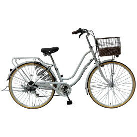 【エントリーで最大全額ポイント還元｜7/18迄】 丸石サイクル｜Maruishi Cycle プラージュベルテ 自転車 クールグレー PJWSP276K [外装6段 /27インチ]2024年モデル【キャンセル・返品不可】 【代金引換配送不可】