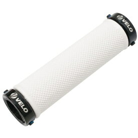 VELO｜ベロ 自転車用 グリップ ロックオンタイプ(129mm/ホワイト) VLG-775AD2