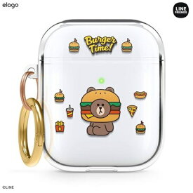 ELAGO｜エラゴ LINE FRIENDS BURGER TIME for AirPods 2nd(Brown) EL_APACSTPFC_BR