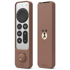 ELAGO｜エラゴ Apple TV Siri Remote リモコンカバーブラウン EL_AT2CSSCLR_BR