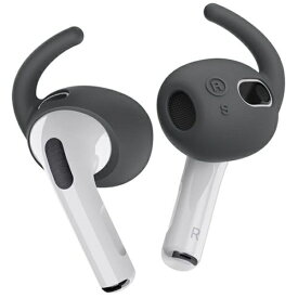 ELAGO｜エラゴ AirPods 3カナル型インナーフックイヤーピース&ポーチ ダークグレー EL_AP3CSSCPK_DG