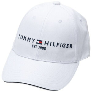 �g�~�[�q���t�B�K�[�bTommy Hilfiger �����Y �L���b�vTH���S �z���C�g THMB3F51 [�����Y /�t���[�T�C�Y�F57cm]�y�ԕi�����s�z