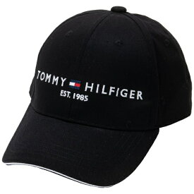 トミーヒルフィガー｜Tommy Hilfiger メンズ キャップTHロゴ ブラック THMB3F51 [メンズ /フリーサイズ：57cm]【返品交換不可】
