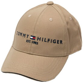 トミーヒルフィガー｜Tommy Hilfiger メンズ キャップTHロゴ ベージュ THMB3F51 [メンズ /フリーサイズ：57cm]【返品交換不可】