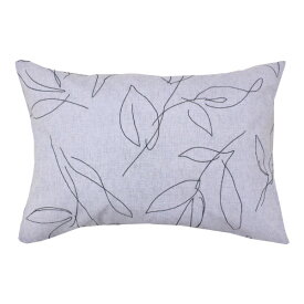 小栗｜OGURI メリーナイト 枕カバー ｢イプセ｣ ブルー 約43×63cm 綿100％ ファスナー式 まくらが入れやすい 吸湿性 通気性 天然素材 心地よい肌触り オールシーズン 洗える MN16171-76 MerryNight サックス MN16171-76